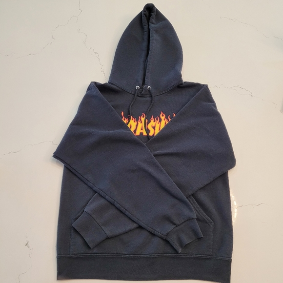 Thrasher Magazine Black Hoodie - women's size Small. - Picture 2 of 16